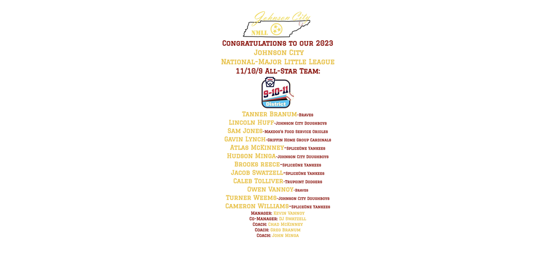 Spring 2023 11/10/9 All-Stars