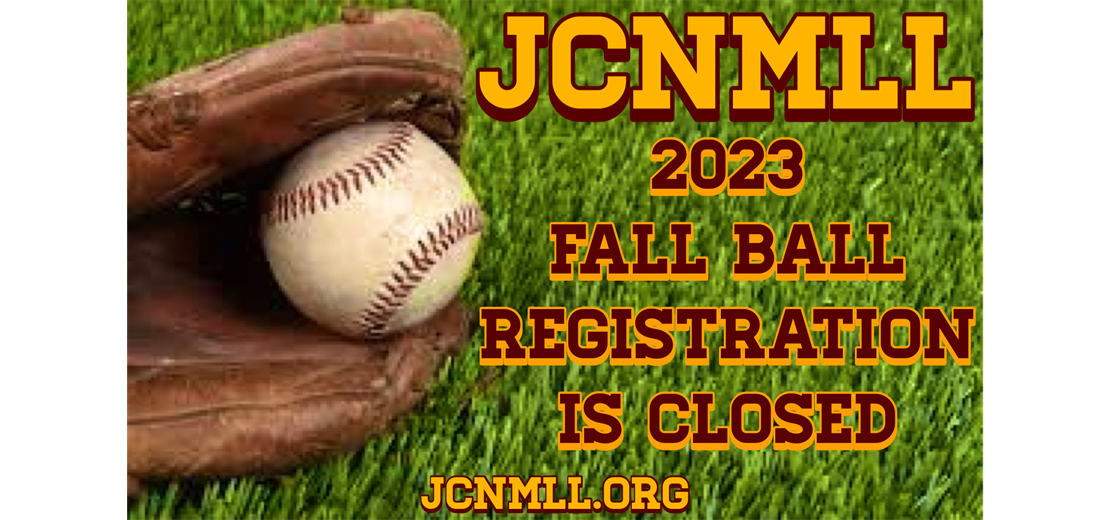 Fall Ball Registration is closed. 