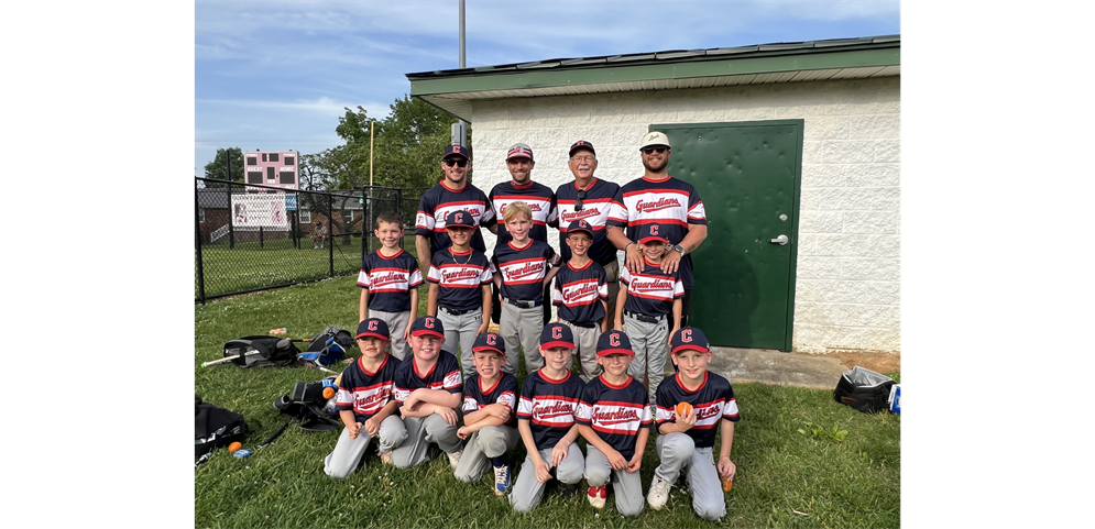 Minor Coach Pitch Regular Season Champs! Guardians!